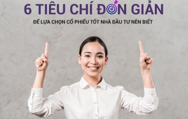 6 TIÊU CHÍ ĐƠN GIẢN ĐỂ LỰA CHỌN CỔ PHIẾU TỐT NHÀ ĐẦU TƯ NÊN BIẾT